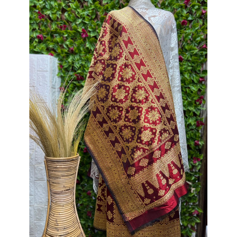 songket Palembang TENUN tangan Tiga negeri dan songket Palembang berlian