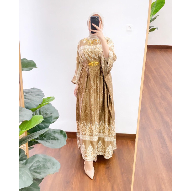 Preloved masih baru MALA SIGNATURE KAFTAN by missyshop longdress wanita