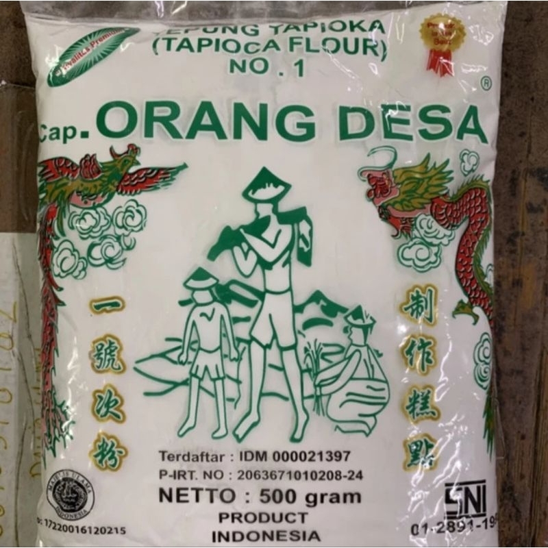 

Tepung Tapioka Cap Orang Desa ( Bumi Kencana )