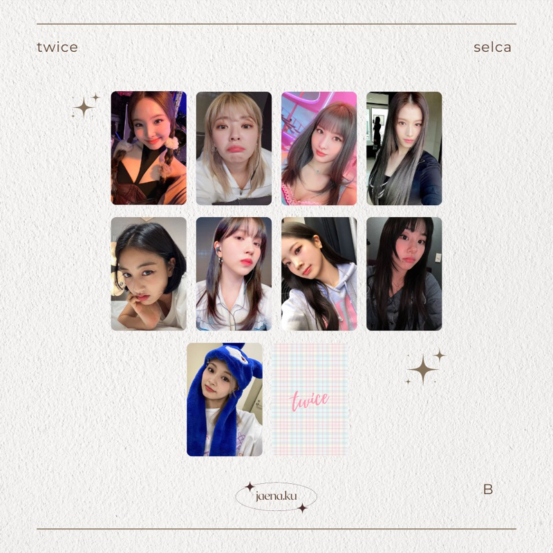 [TWICE] PHOTOCARD SELCA 5 TWICE