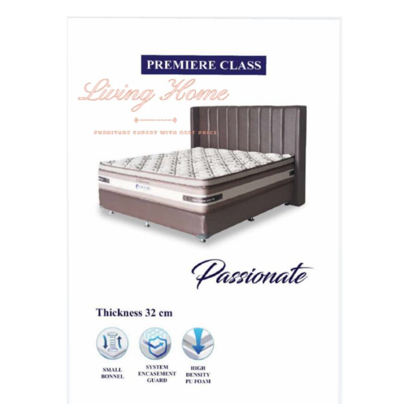 Spring Bed Ocean PASSIONATE 32 CM Full Bed Set