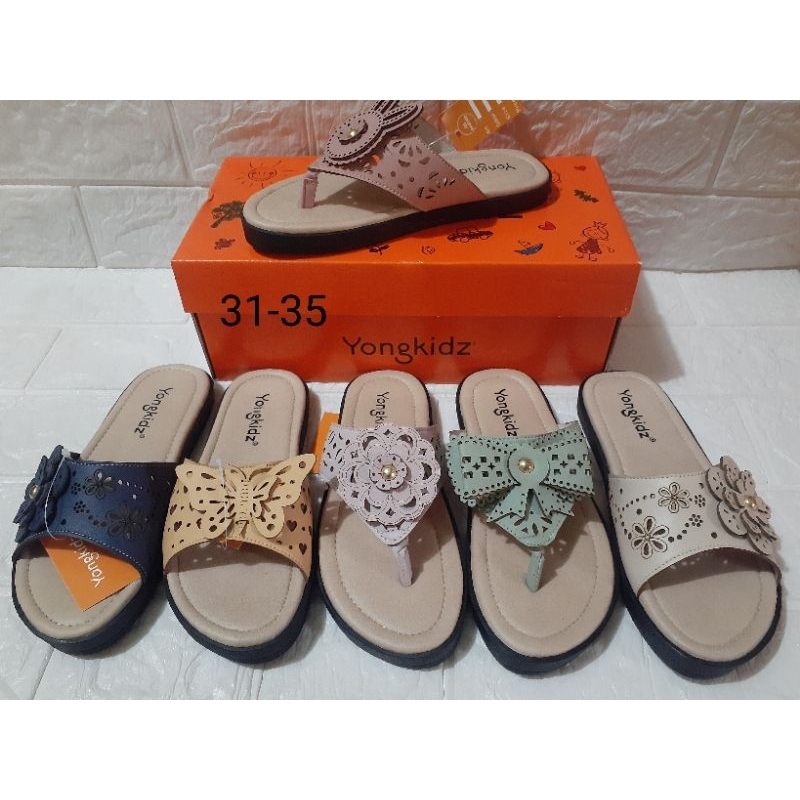 Sandal Slop Anak Perempuan Yongkidz / Slop Mules Yongkidz /Jepit Yongkidz Anak
