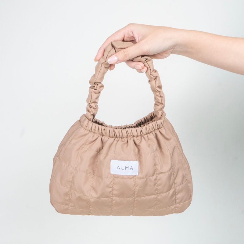 ALMA Mukena Alhambra Prayer Set Mocca