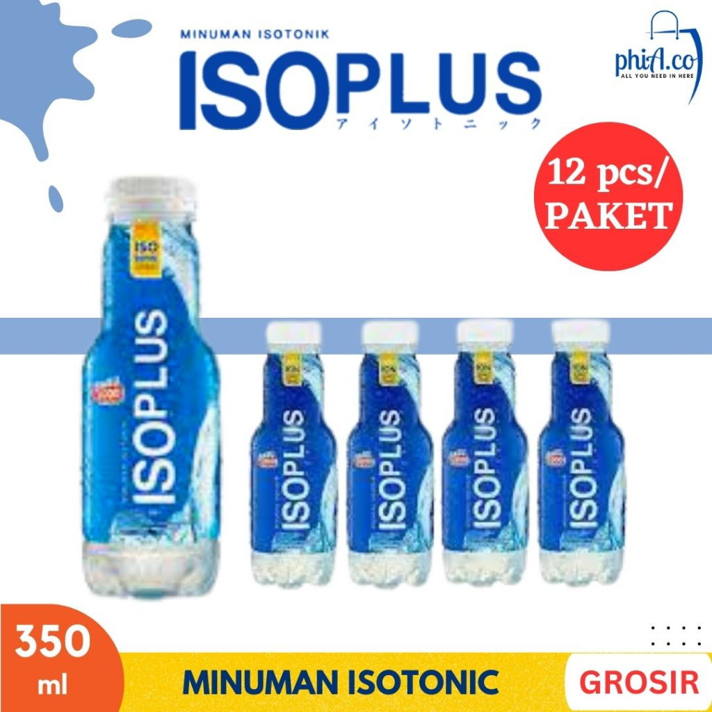 

ISOPLUS MINUMAN ISOTONIK TERMURAH 12 PCS BOTOL GROSIR