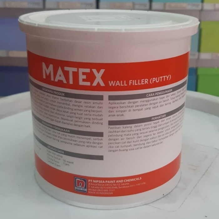 MATEX NIPPON PAINT WALL FILLER PUTTY NIPPON PAINT DEMPUL MATEX 1Kg DEMPUL PUTTY