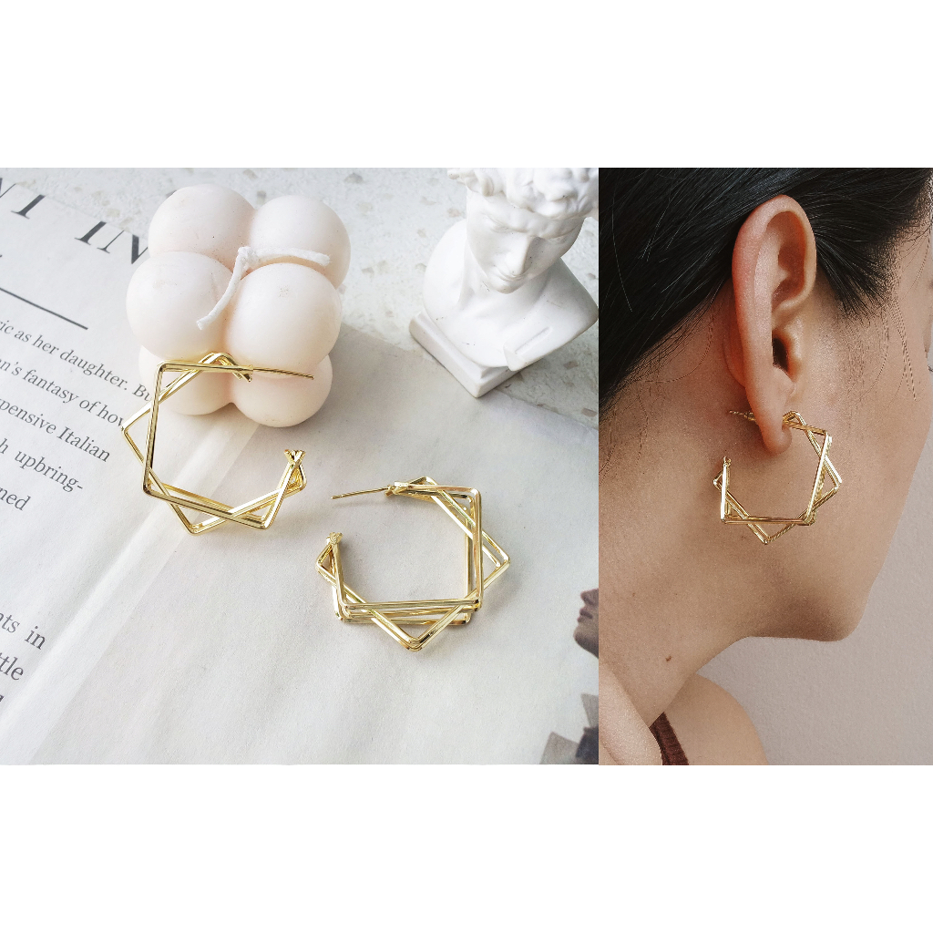 ANTING STATEMENT HOOPS - 1845