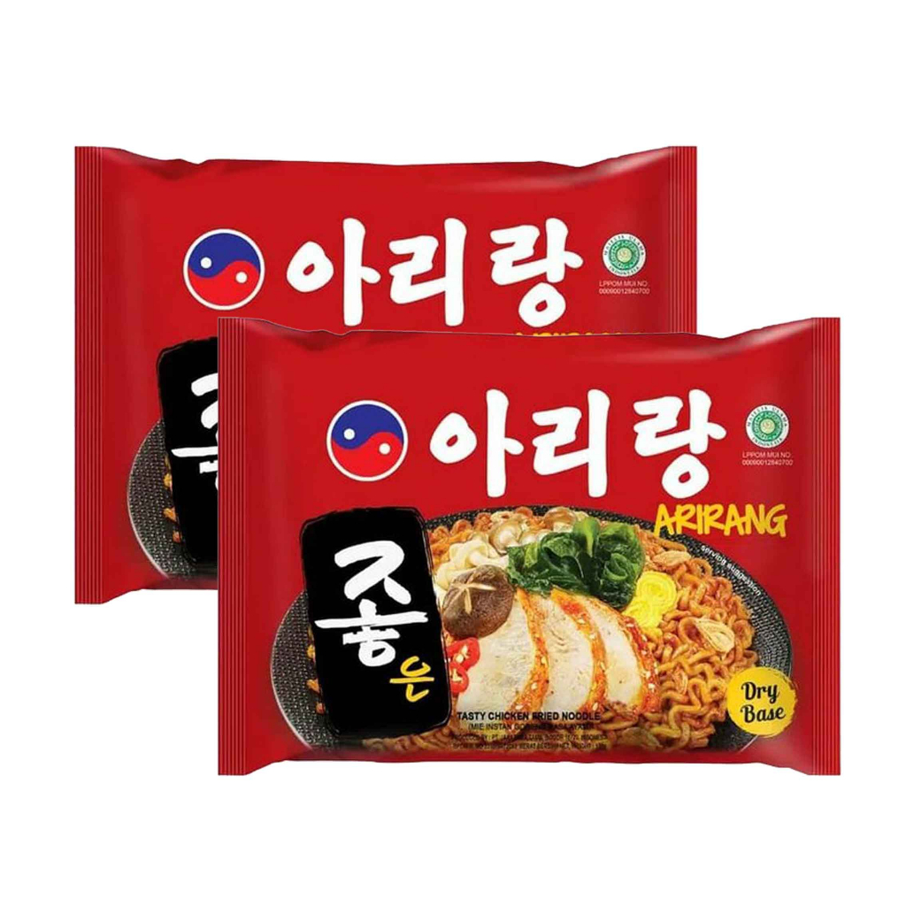 Tasty Chicken Fried Noodle / Mi instan Goreng /  Rasa Ayam / Arirang / 130g