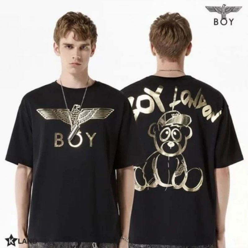 Kaos BOY LONDON Original Script Tee Japan Market Sisa Export Unisex