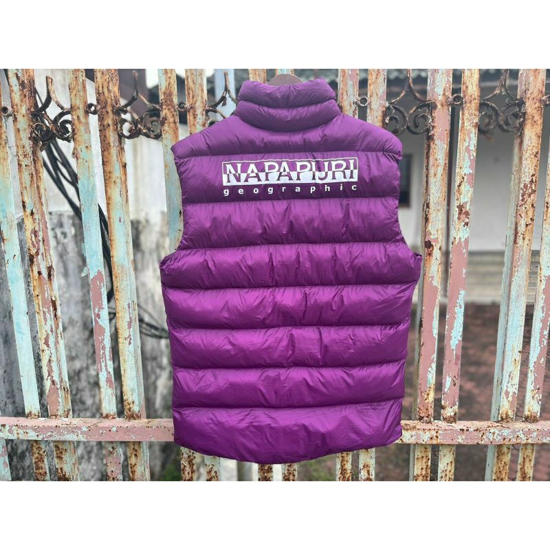 vest napapijri size s fit m to l warna ungu original