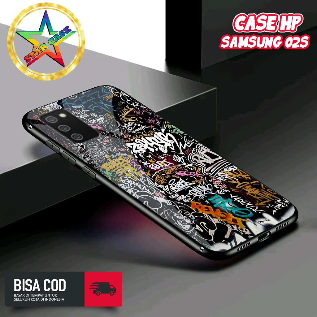 Case Samsung A02S Motif [SWAG] Casing Samsung A02S TERBARU Hardcase Glossy Kilau 2D Case Hp Samsung 