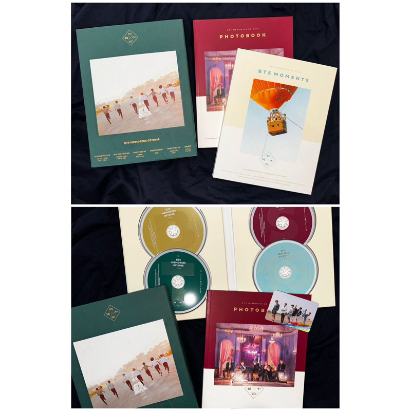 BTS memories of 2016 photobook+dvd