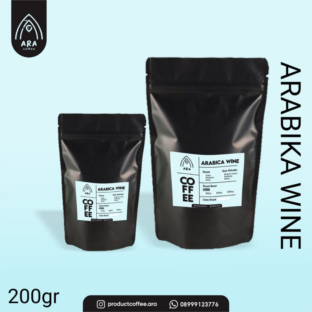 

Kopi Arabika WINE Gayo | Kopi Bubuk / Biji Kopi | Kopi Premium Murah 200 gr