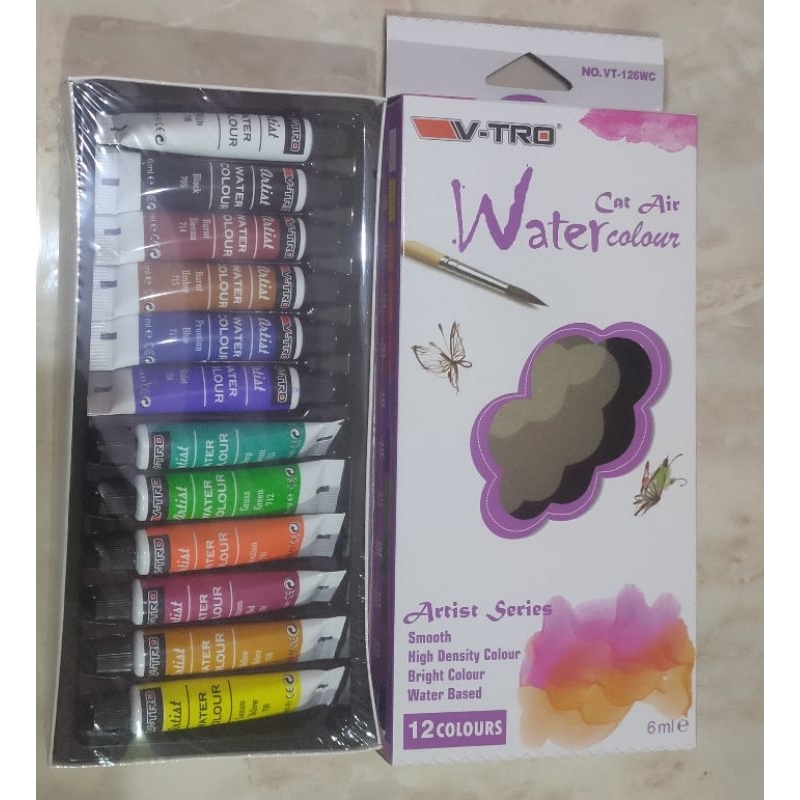 Cat air/Water colour V-TRO 6ml 12warna.