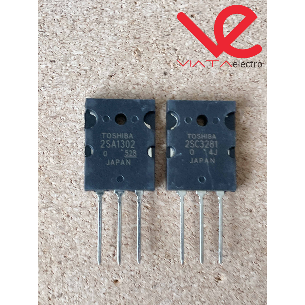 TRANSISTOR A1302 C3281 MURAH (1SET) TOSHIBA 2SA1302 2SC3281 A 1302 C 3281