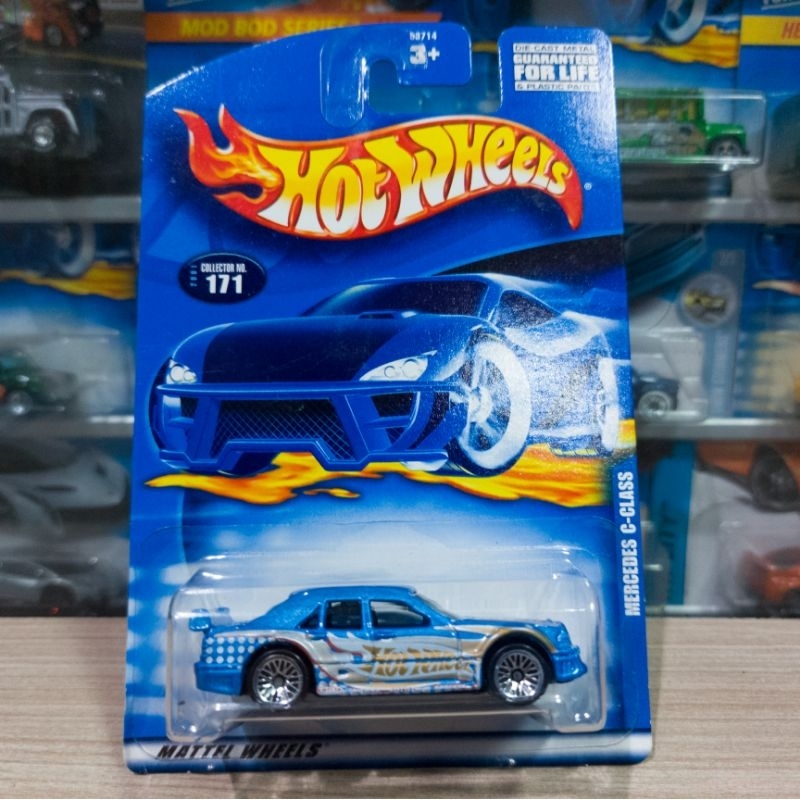 HOT WHEELS MERCEDES C-CLASS BLUE