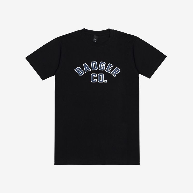 KAOS BADGER BASIC FAMS BLUE PRIA/WANITA