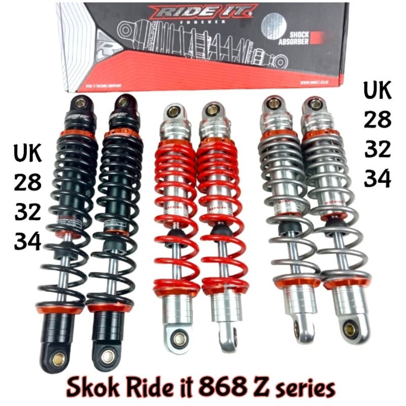 Shock Belakang Ride IT GP 868 Shockbreaker 28 32 34 36 mm Skok Belakang CB GL MP Tiger