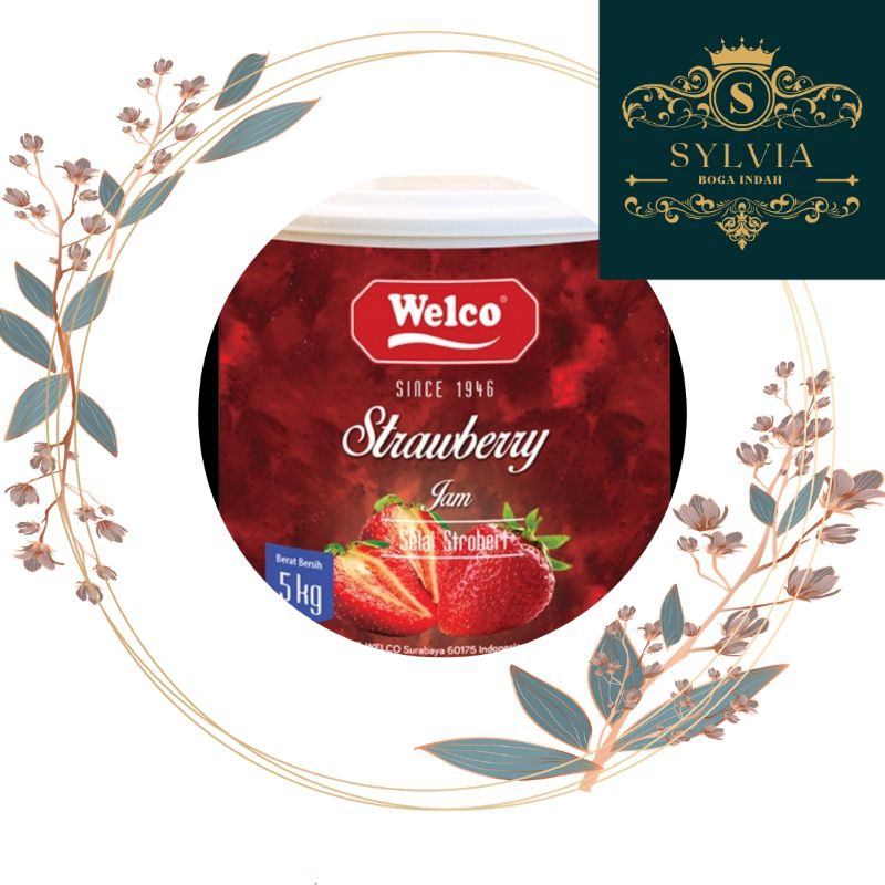 

Welco strawberry selai filling 250 gr repack