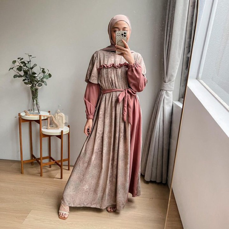 Megia Dress by Oclo | Dress gamis lebaran raya collection