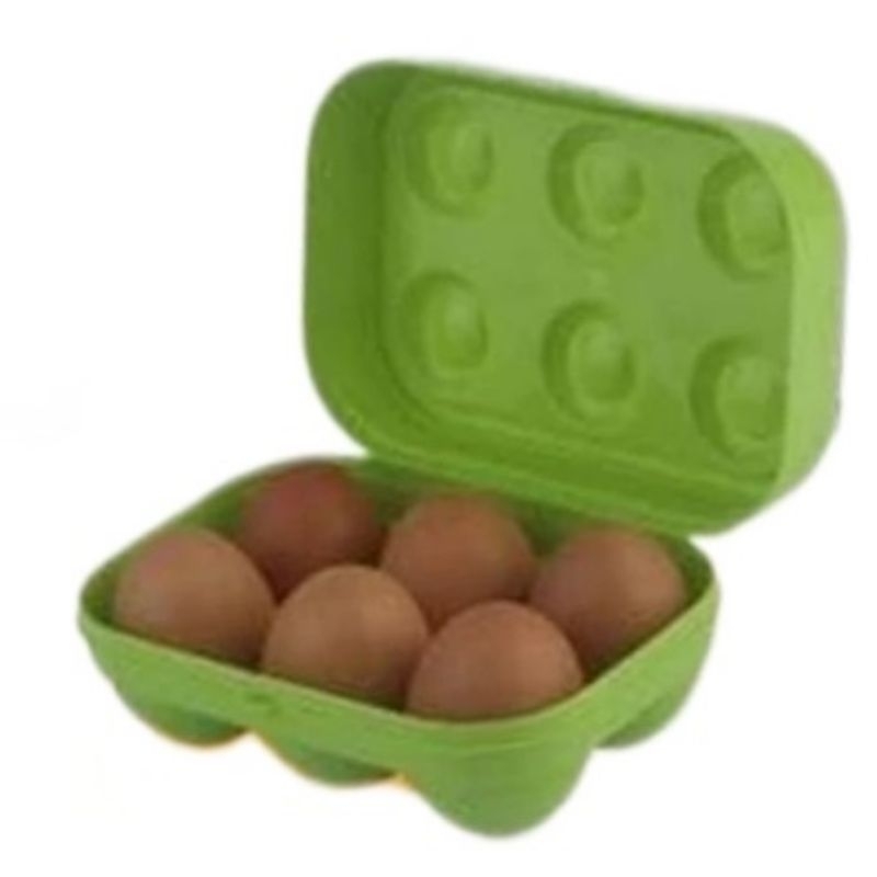 Tempat Telur Wadah Endog Kotak Telor Egg Holder Box isi 6