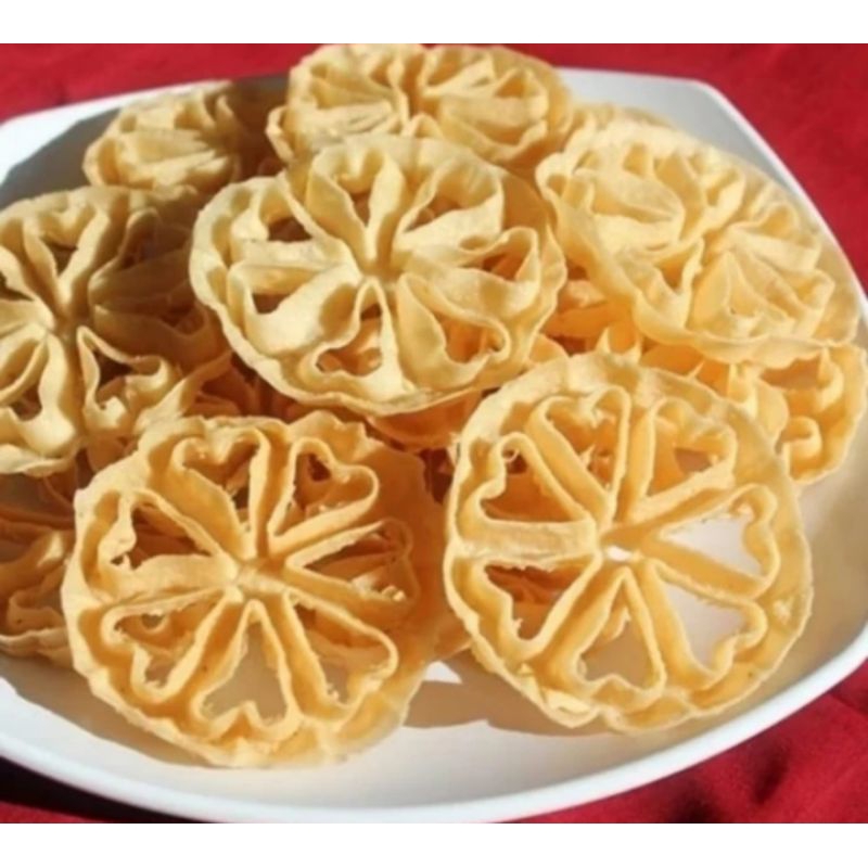 

Kue Kering Sarang Goyang Kembang Goyang Renyah Gurih Wijen Makanan Tradisional