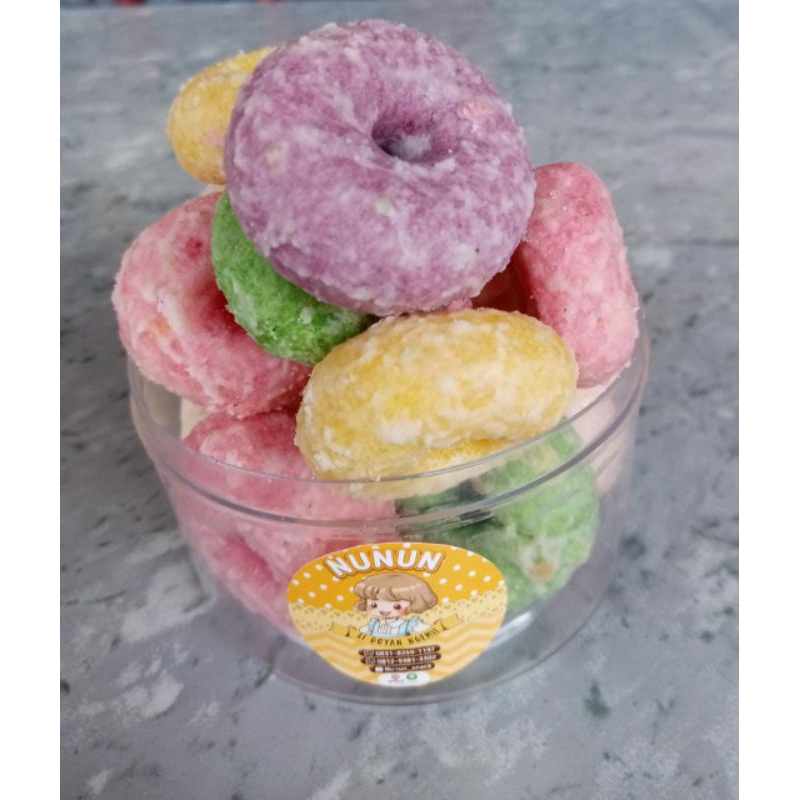 

Donat Kapas Pelangi (250gram)