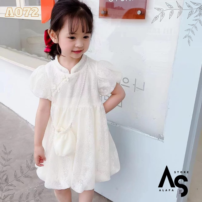 Dress anak Import super premium A072 - Dress pesta 3-5 Tahun