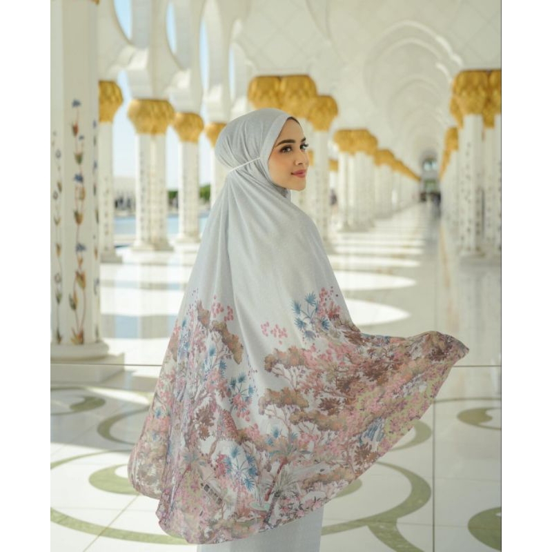 Al Qasr Prayer Robe Pearl Mukena