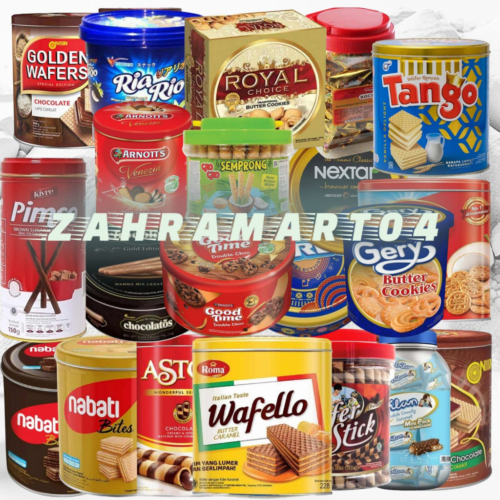 Aneka Wafer Kaleng Tango, Nabati, Gery, Nissin All Varian Rasa