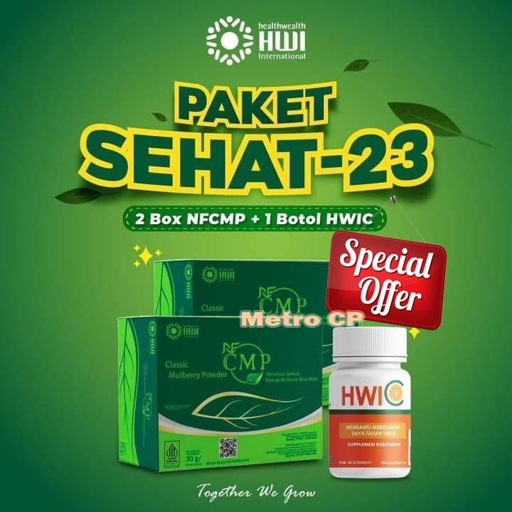 Paket 2 NF CMP dan 1 HWI C / Pureway C/ Vitamin C / Paket Sehat / Paket Kesehatan / Untuk Daya Tahan