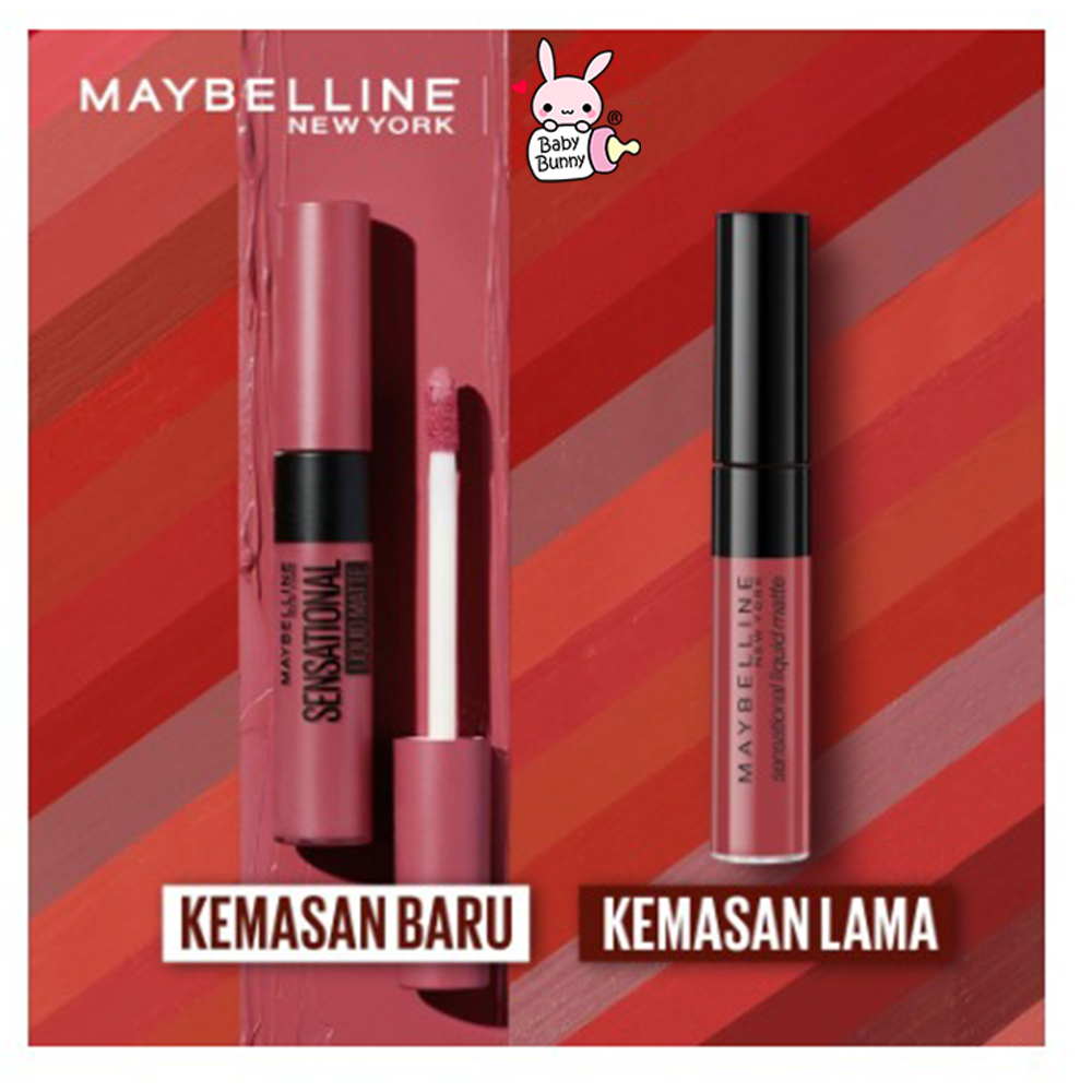 ❤ BELIA ❤ MAYBELLINE Color Sensational Liquid Matte The Nudes | Lip Cream Matte | Baby Bunny