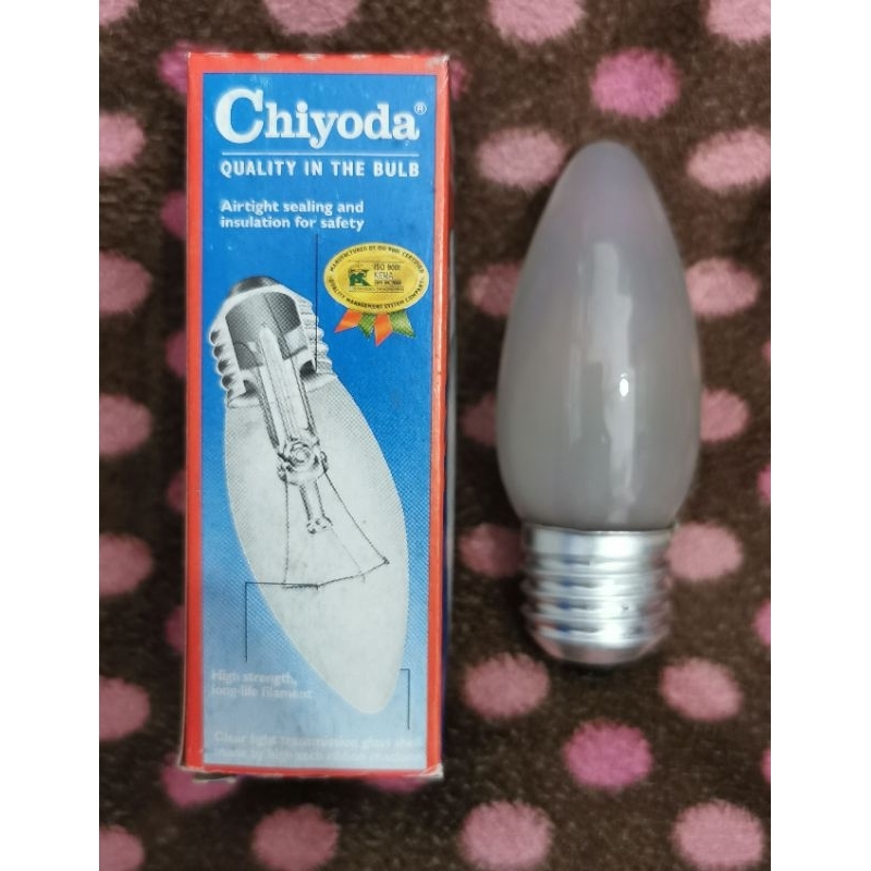 Lampu Pijar Lilin Candle Lampu Hias E27 Kuning