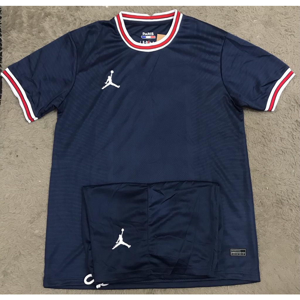 SETELAN BAJU FUTSAL SEPAK BOLA JORDAN NAVY GRADE ORI IMPORT