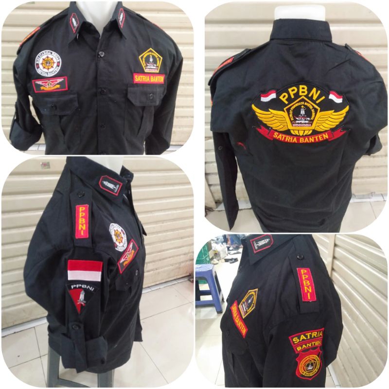 KEMEJA PPBNI SATRIA BANTEN BORDIR || SERAGAM PPBNI SATRIA BANTEN BORDIR || BAJU PPBNI SATRIA BANTEN 