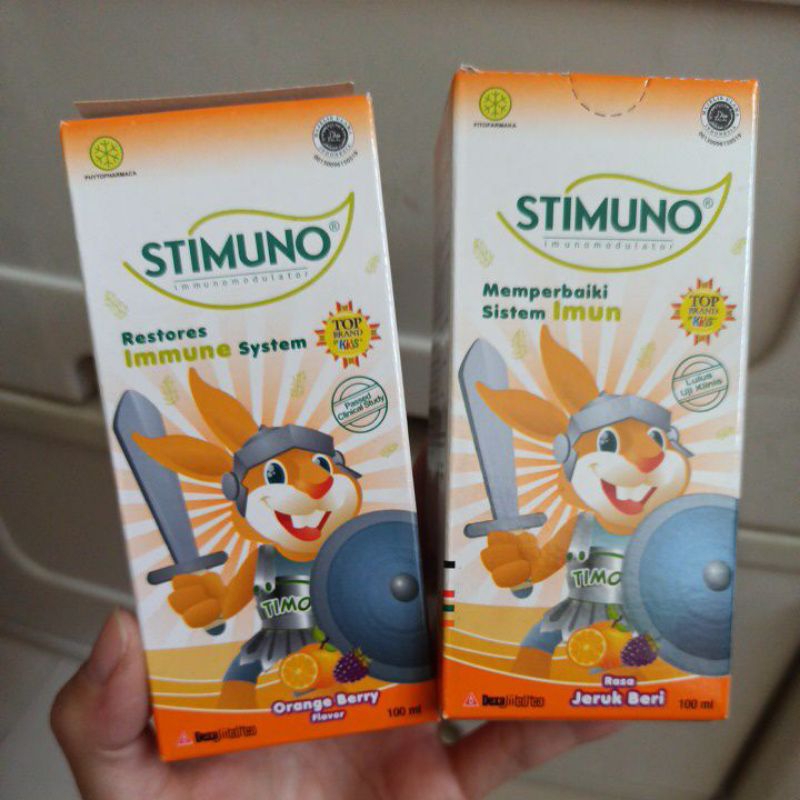 Stimuno sirup vitamin imun anak immunomodulator 60ml 100ml 60 100 Orange Berry Grape Anggur Jeruk Beri