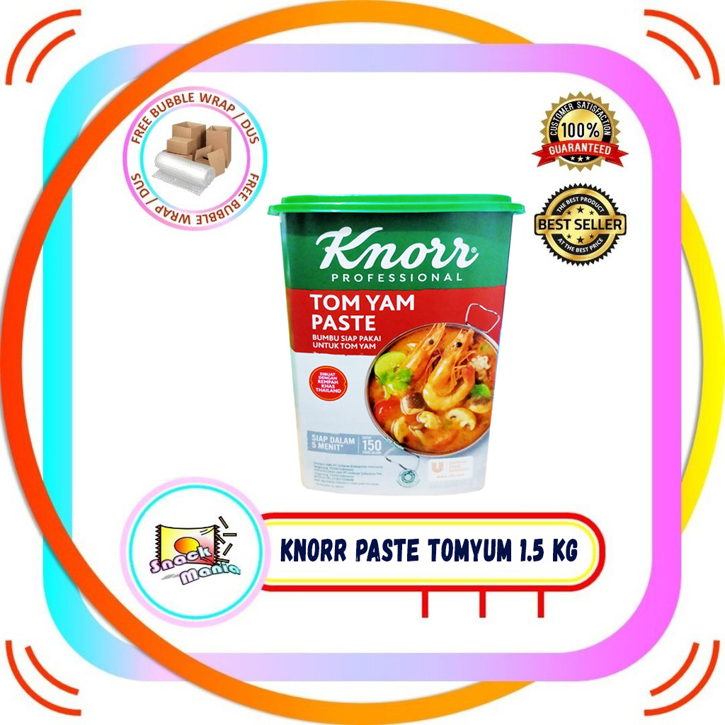 

KNORR Tom Yam Paste Sauce Mix 1.5 Kg Saus Bumbu Tom Yum