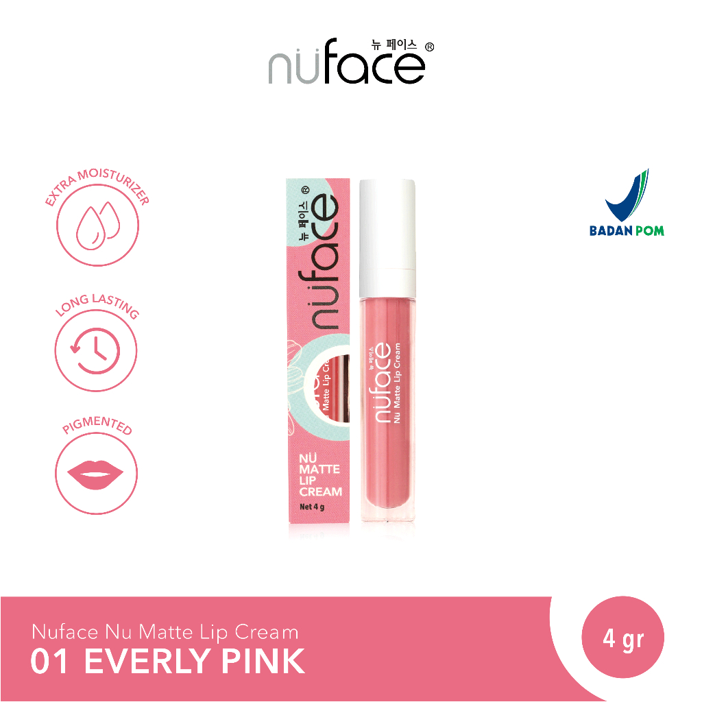 Nuface Nu Matte Lip Cream - Everly Pink