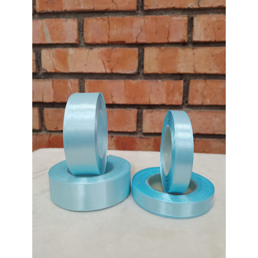 

Pita Satin Biru H9 0,5 inch, 1 inch