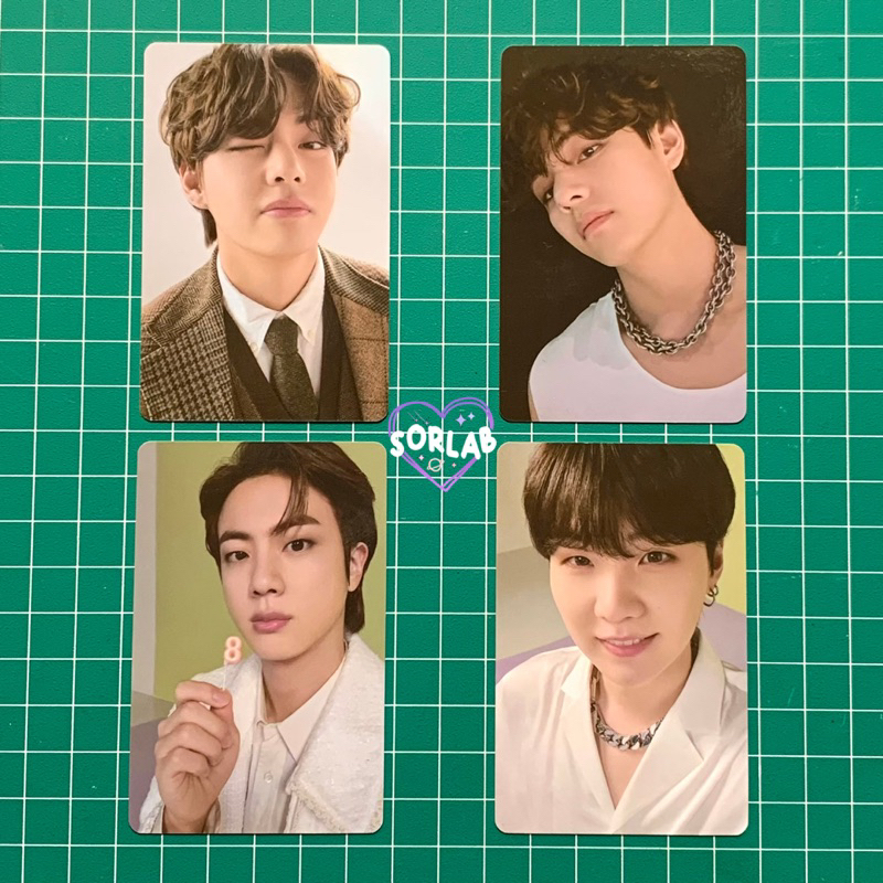 [OFFICIAL] BUNDLE PHOTOCARD PC BTS V / KIM TAEHYUNG FESTA D6 + D9 (TAE RANTAI), JIN & YOONGI FESTA D