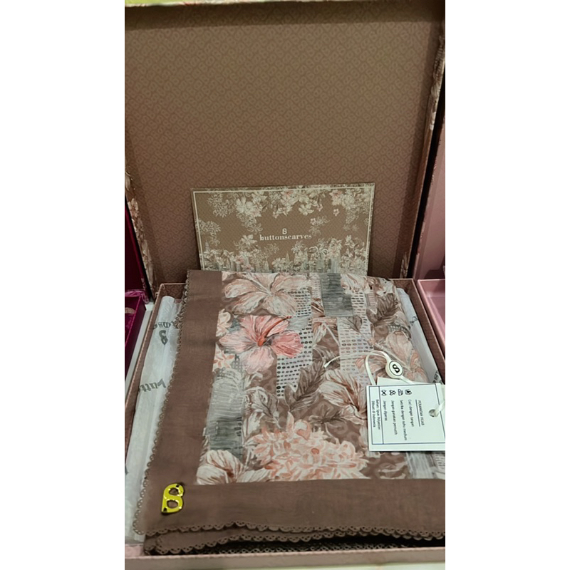 PL buttonscarves malaya "brown"