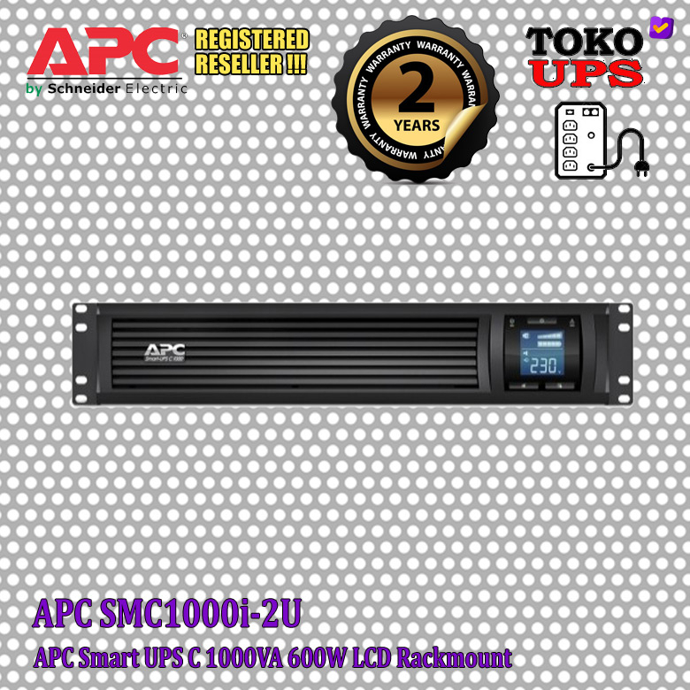 UPS APC SMC1000i-2U 1000VA 600W Rackmount LCD Cloud