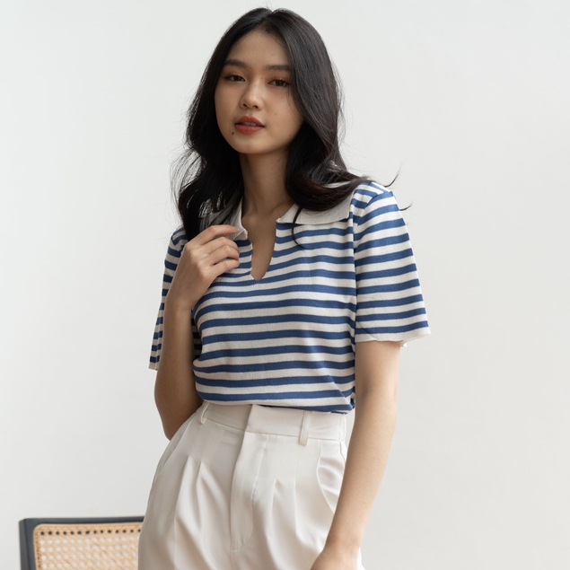 Claryn Top - Top Wanita - Korean Blouse - Atasan Casual