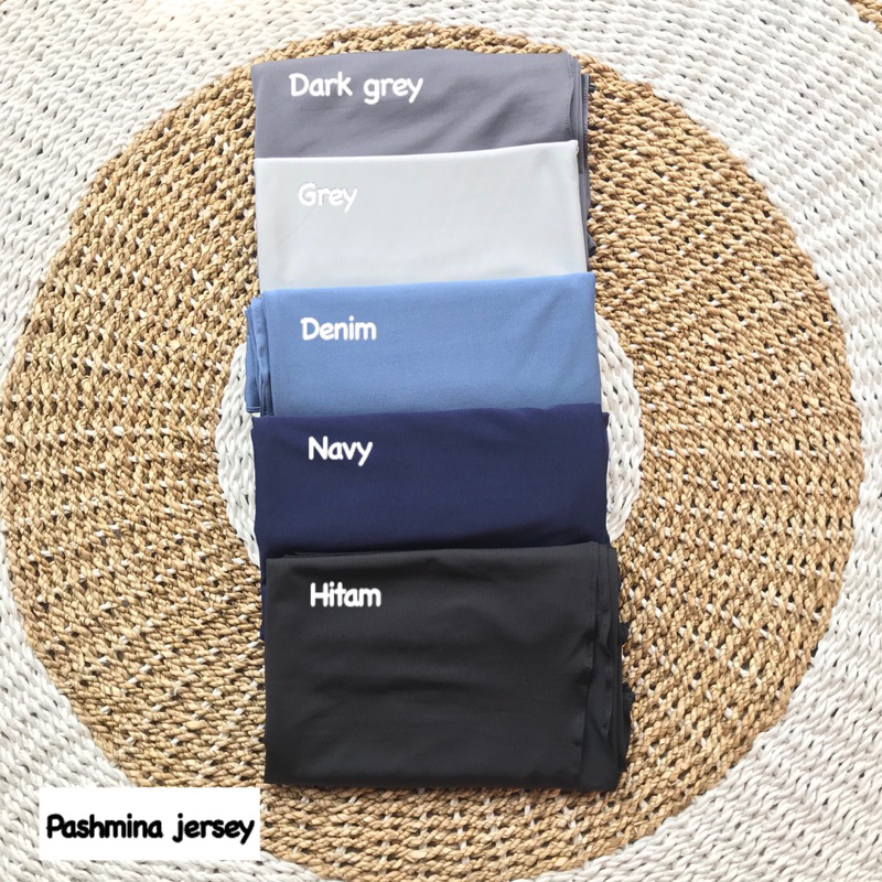 PASHMINA KAOS JERSEY PREMIUM / PASHMINA JERSEY STELLA