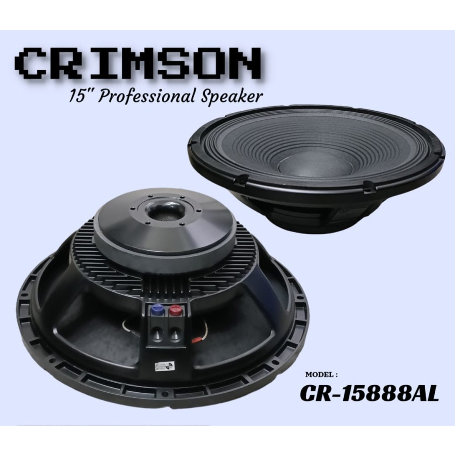 KOMPONEN SPEAKER CRIMSON CR-15888 AL SPEAKER 15 INCH CRIMSON CR15888AL