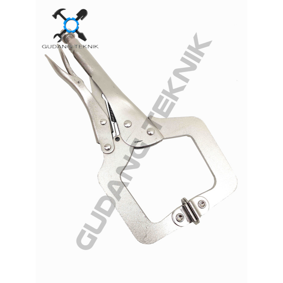 Tang Buaya Clamp C 11&quot; AA02.0011 MULTIPRO / Tang Klem Catok  C Jepit Penjepit Besi Clamp C Locking Plier AA02 0011 MULTIPRO