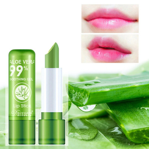 Lip Balm ALOE VERA 99% - Lipstick Soothing Gel - Lipbalm Pelembab Bibir