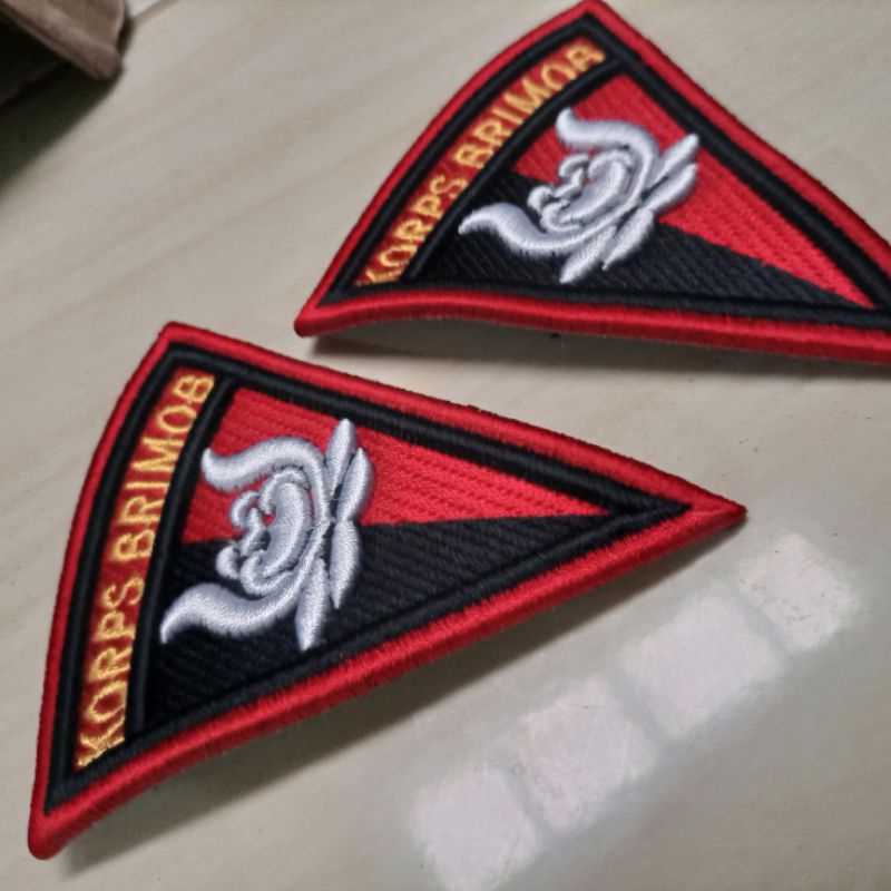 KORPS BRIMOB BORDIR TIMBUL