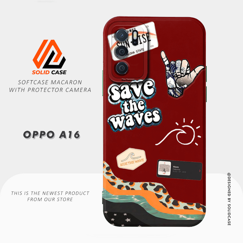 Case Oppo A16 - Casing Oppo A16 [Kece] Solid Case HP Terbaru 2023 - Softcase Pro Camera - Case Silik