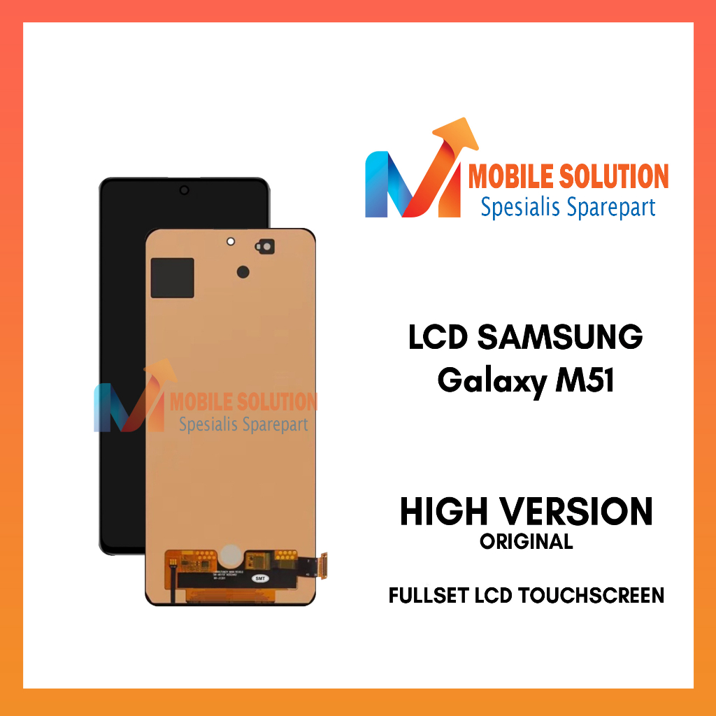 Grosir LCD Samsung Galaxy M51 Touchscreen ORIGINAL 100% Garansi + Packing / Bubbel