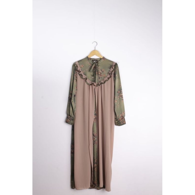 Khadijah dress Muslim dress Lebaran Kondangan Terbaru dress Armani Silk Motif